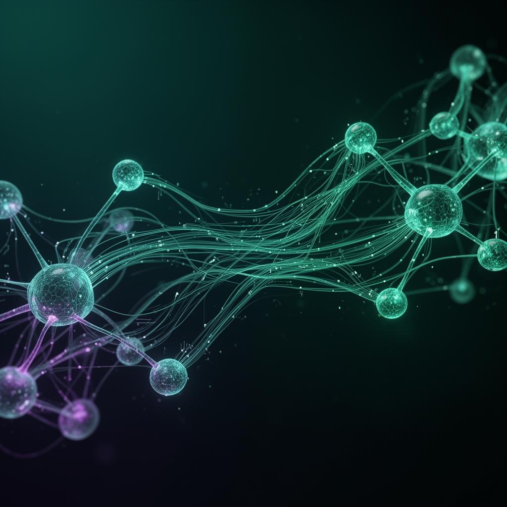 AI neural network visualization representing intelligent data analysis